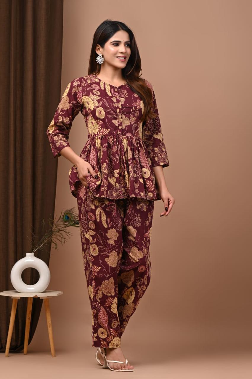 Blossom Cotton Co-Ord Set