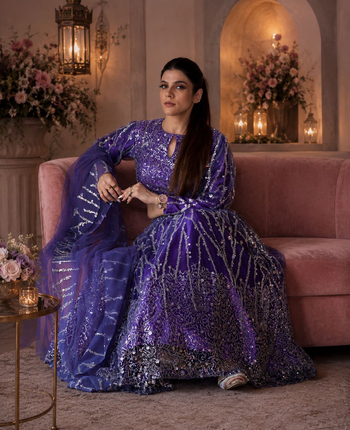 Silk & Glazed Net Lehenga💃🏼