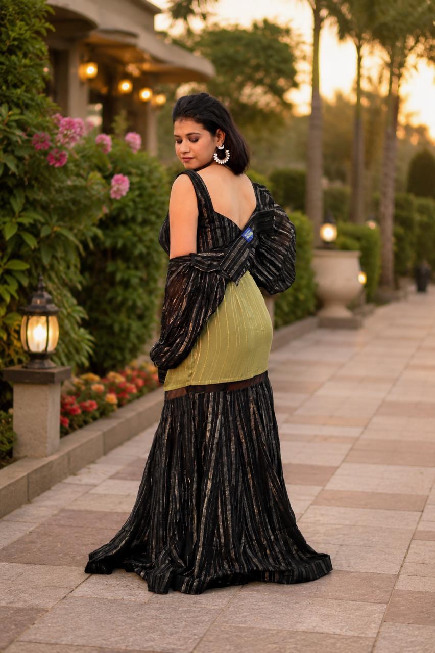 Pure Chinnon And Georgette Set🦋