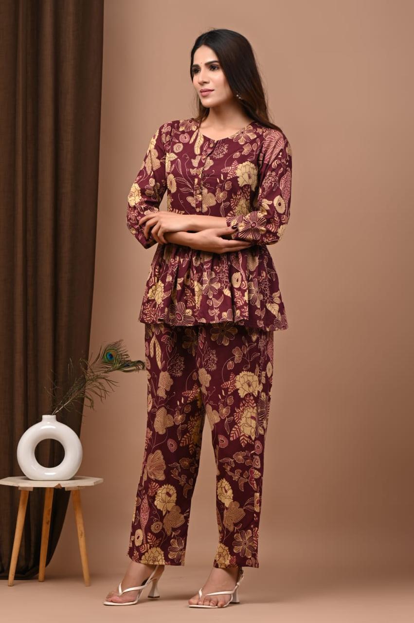 Blossom Cotton Co-Ord Set