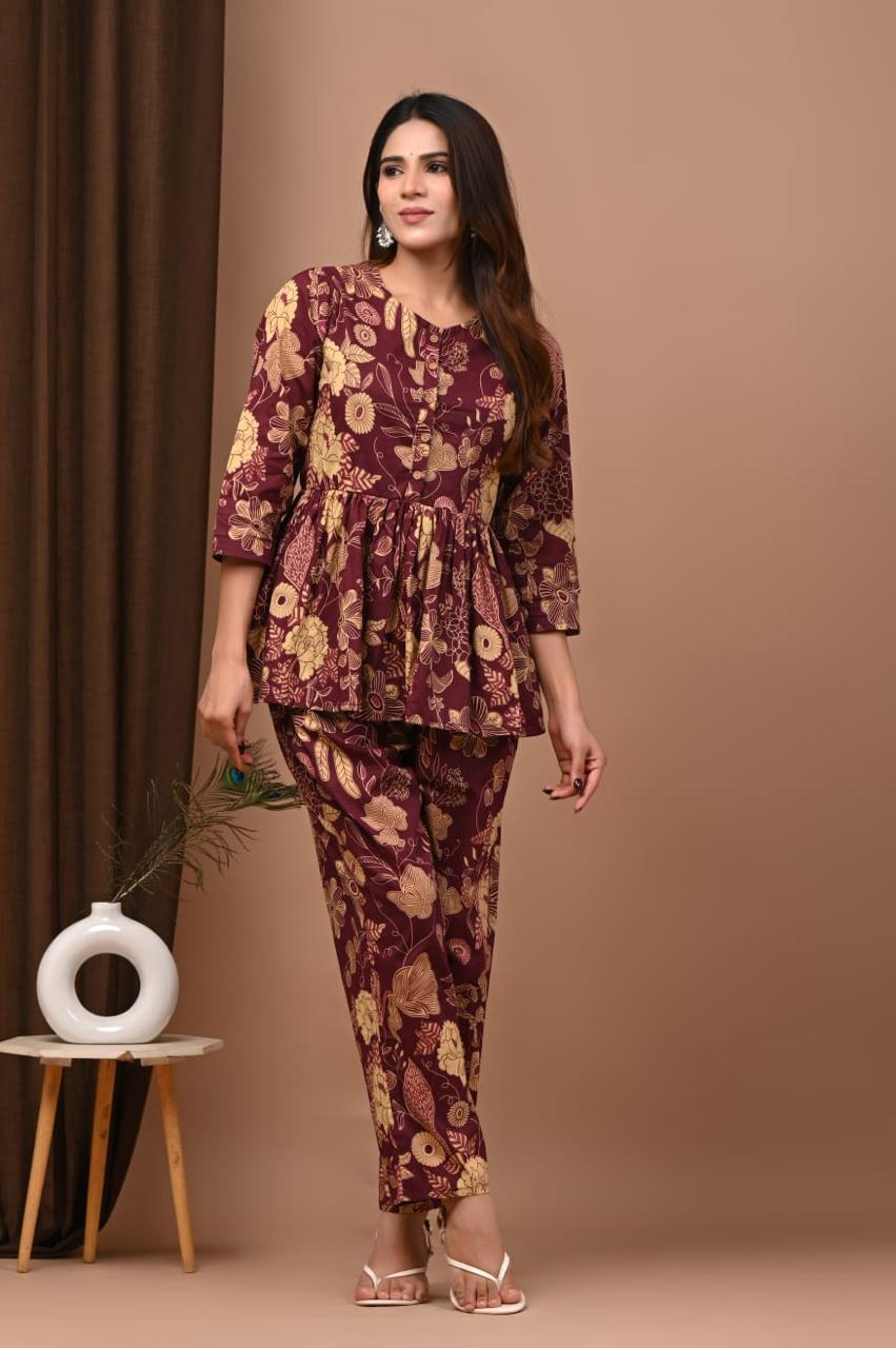 Blossom Cotton Co-Ord Set